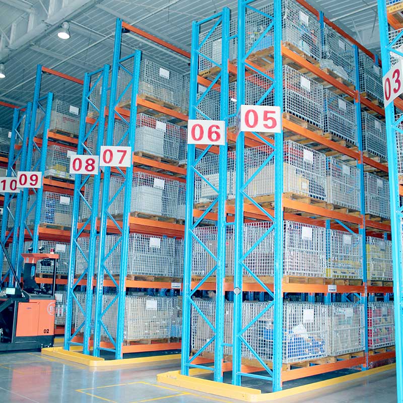 Very narrow aisle racking