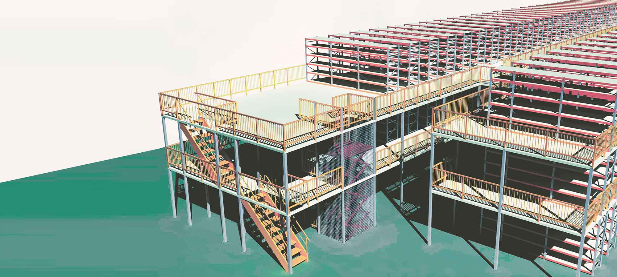 Multi-level Mezzanine Platform Multi-level Mezzanine Platform