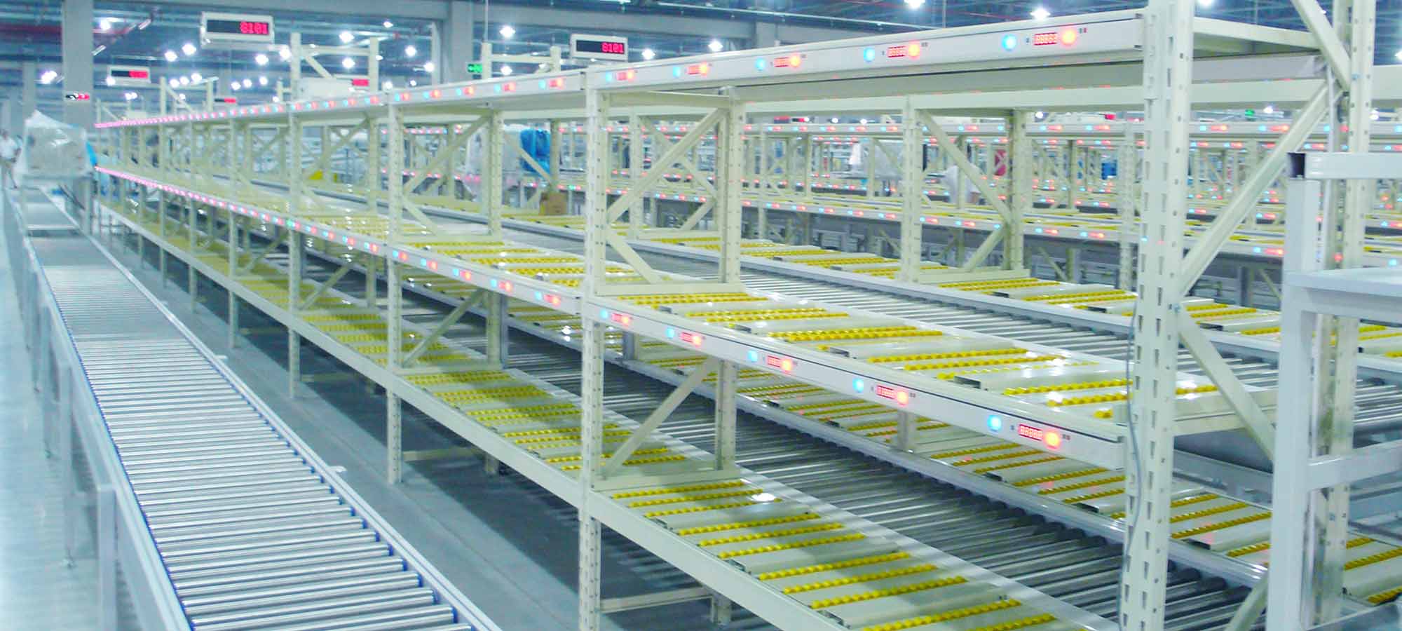Strict FIFO storage mode, load rear & pick front Strict FIFO storage mode, load rear & pick front