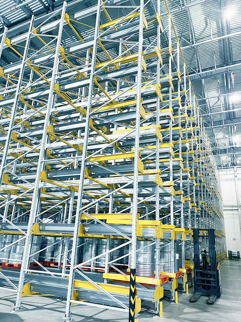 AS‑RS stacker crane system AS‑RS stacker crane system